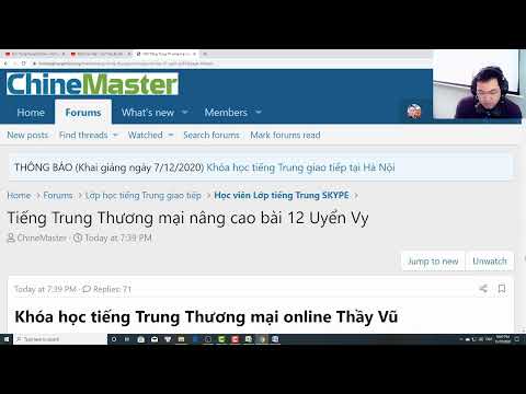 Video Diễn đàn học tiếng Trung Thương mại nâng cao tài liệu... - YouTube