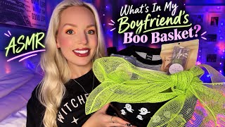 ASMR Autumn Vibes🍂What’s in my boyfriend’s boo basket!👻