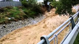 Flooded River Kifisos : Wheather Disaster In Athens Greece. No2