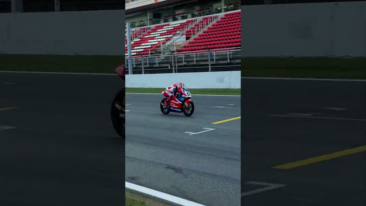 Alfonsi & Ramadhipa were the first ones to hit the track!