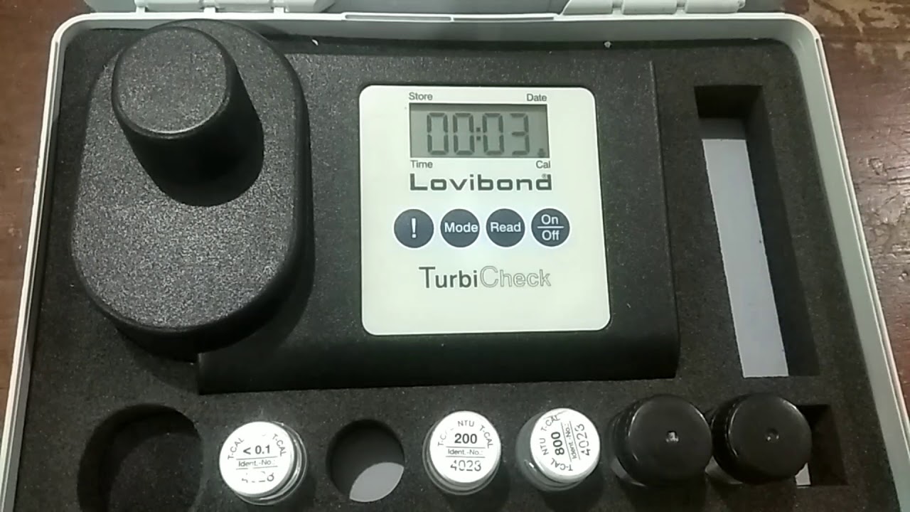 Cara menggunakan turbidity meter/ turbidimeter YouTube