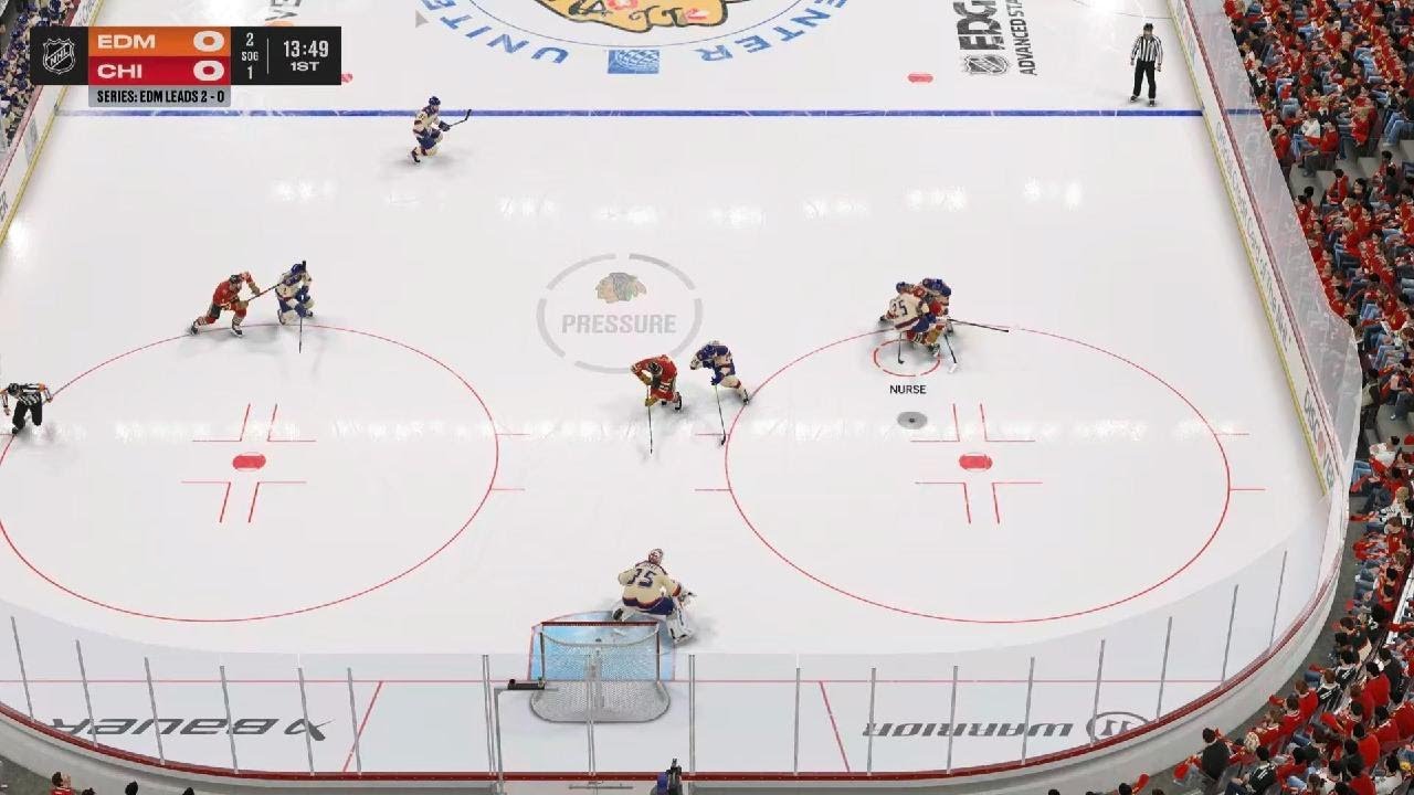 Blackhawks vs Oilers Playoffs Round 1 Game 3