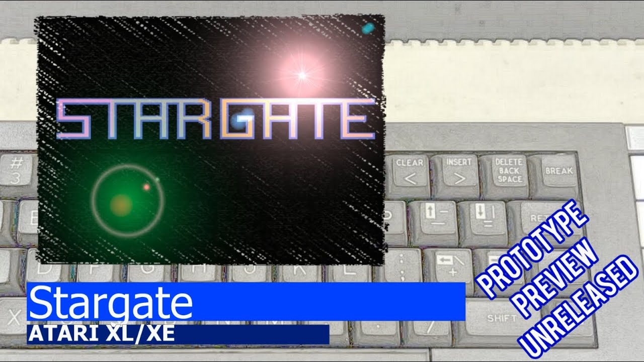 Disquette Stargate Atarisoft Pour PC - Boîte, Notice, Blister Ouvert - Bon état
