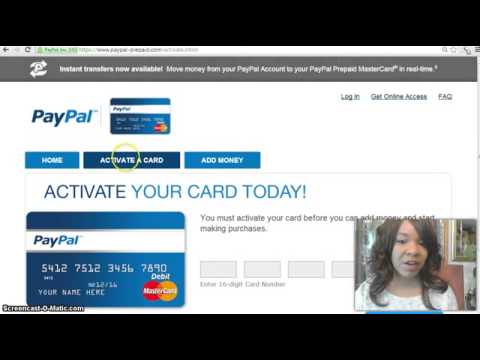 How To Order Activate PayPal PrePaid Mastercard For FREE $5 - YouTube