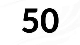 50-Second Countdown Timer With No Sound | ❌ No Ads, Just Timer