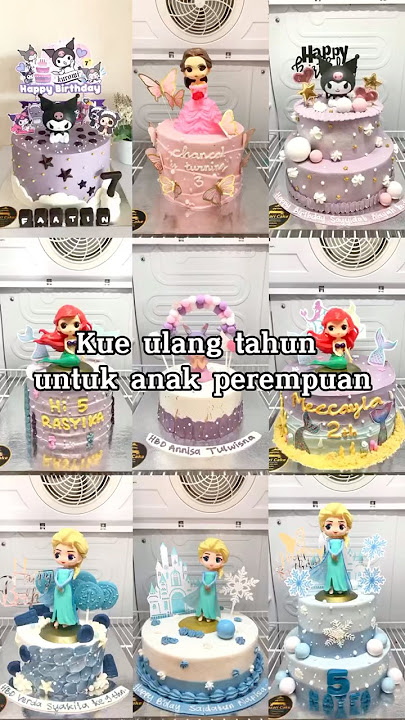 Kumpulan kue ulang tahun untuk anak perempuan #kueulangtahun #anakanak #boneka