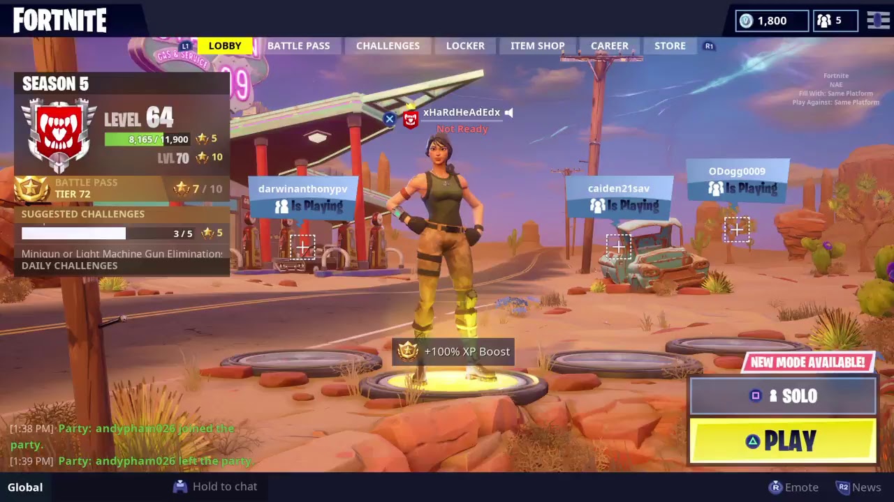 xHaRdHeAdEdx's Live PS4 Broadcast Fortnite