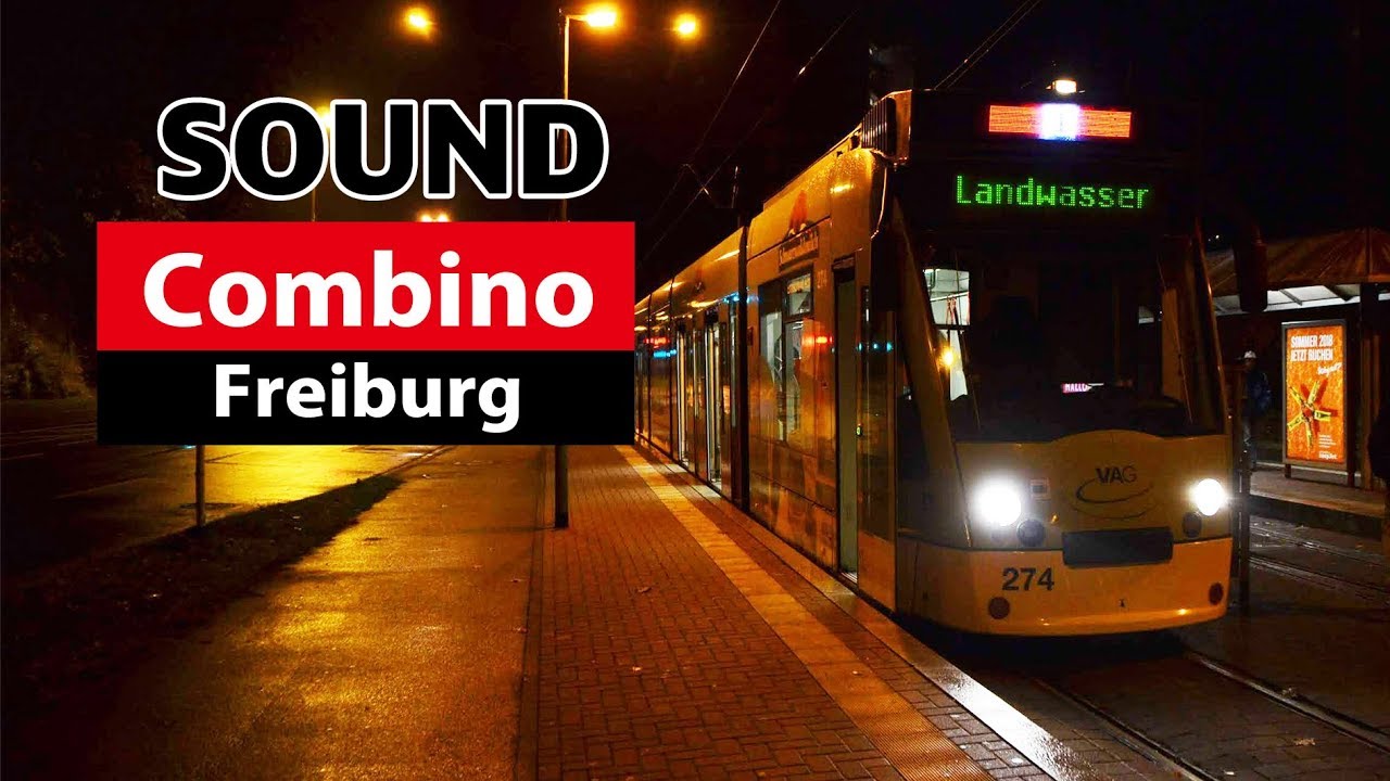 [Sound] Straßenbahn Freiburg//Siemens Combino Basic/SIBAS 32 IGBT (10.2018)