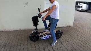 1600w 48V MAD ELEKTRO SCOOTER Bike 6" | VELOCIFERO mit Strassenzulassung !!! 40 km/h / Unboxing