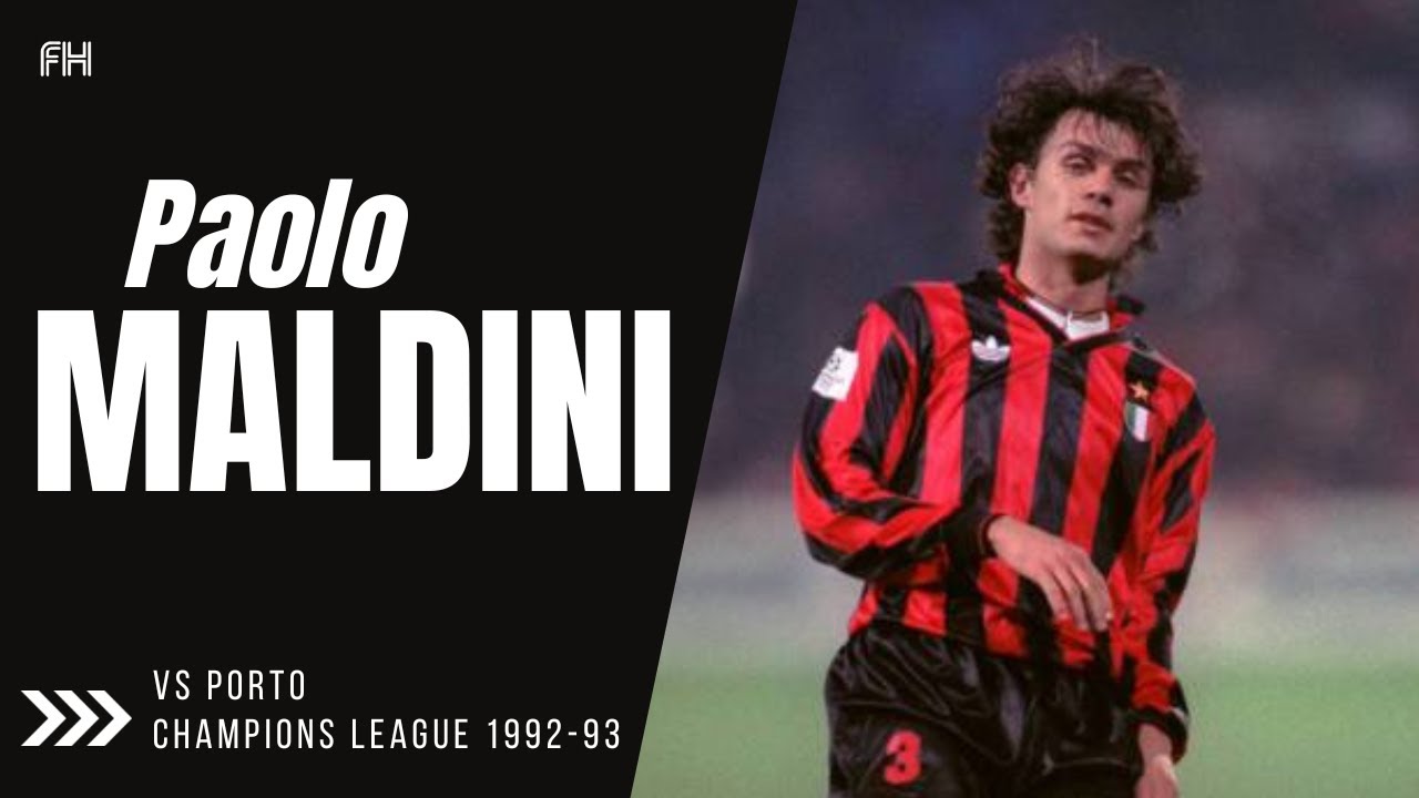 Paolo Maldini ○ Skills ○ AC Milan 1:0 Porto ○ Champions League