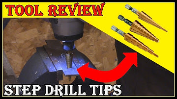 BEST STEP DRILLS TO USE  -  WATCH BEFORE YOU BUY  BAD ONES