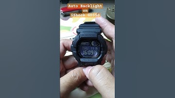 Activate and Deactivate Auto Backlight on Casio GShock GD350 #shorts #tips