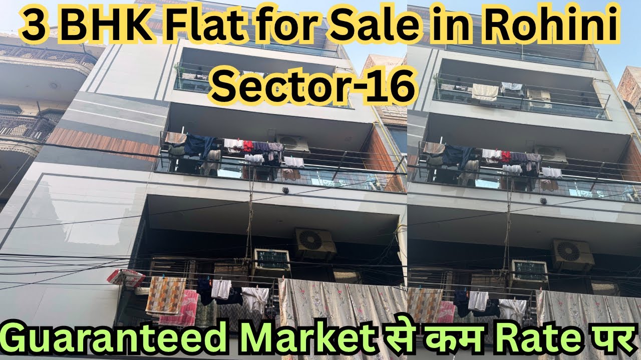 3bhk Flat for sale in Rohini | Flat for sale in Delhi | Cheapest 3bhk flat in Rohini | Flat in Delhi