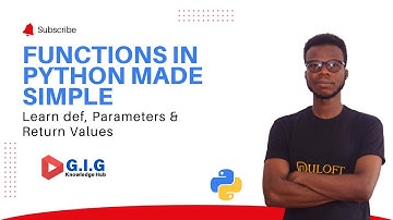 Python Functions Explained - How to Define and Use Functions (Beginner Friendly)