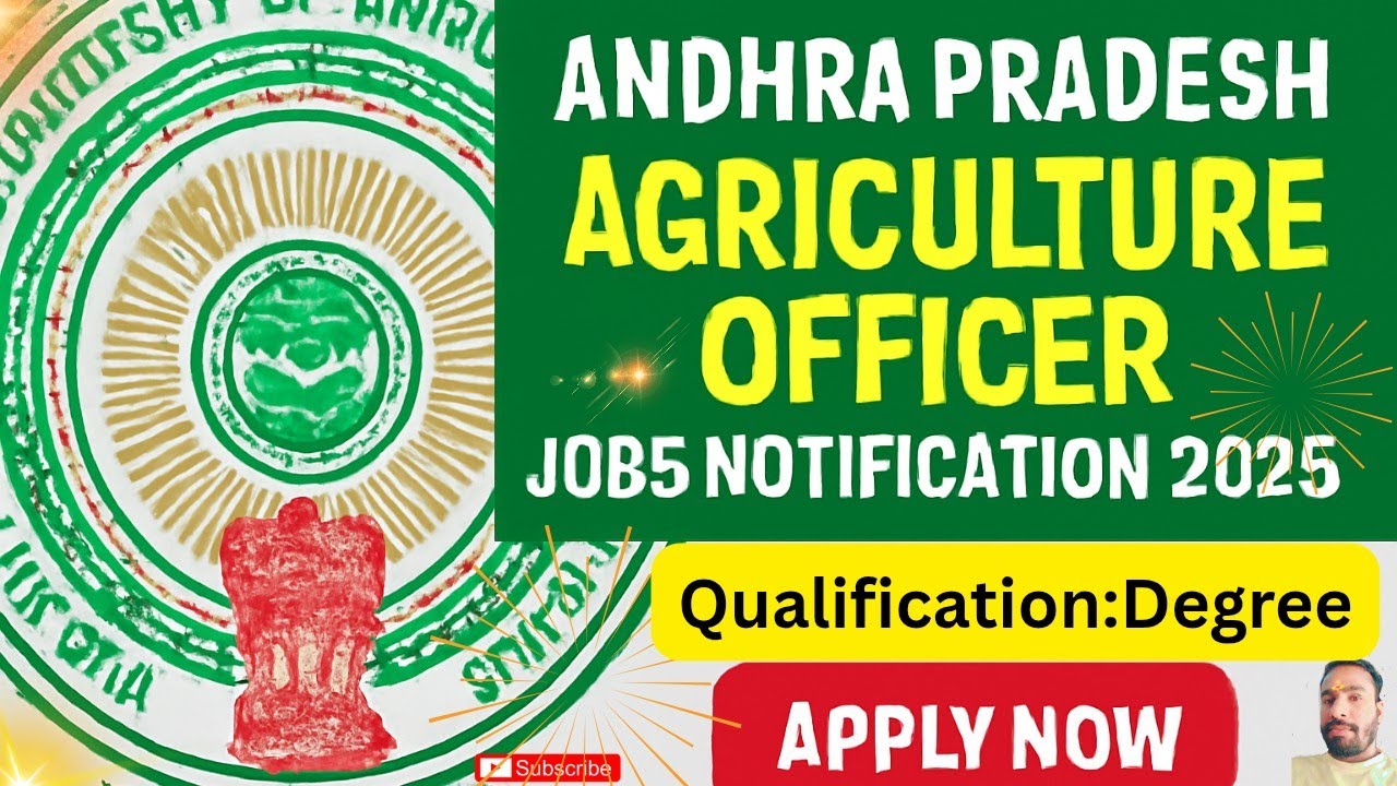 APPSC AO Notification 2025 | How to Apply, Selection Process & Syllabus Explained#appsc #job #degree
