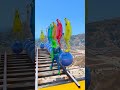 GTA V HULK VS BANANA MAN RAGDOLL FAILS#shorts