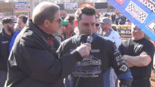 Lincoln Speedway 410 Sprint Car Victory Lane 03-15-14