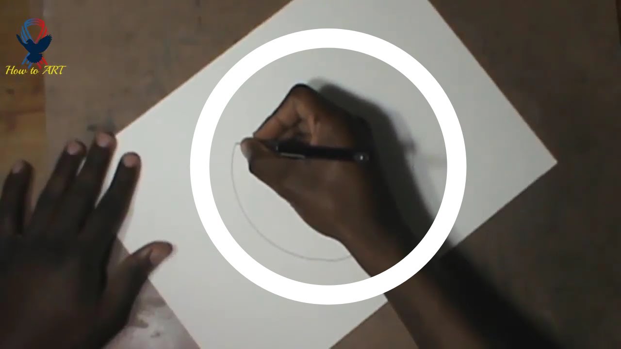 How to Draw A perfect Circle With Freehand - YouTube