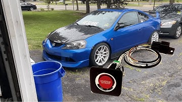 RSX/DC5 Push Start Installation! (S2000 Button)