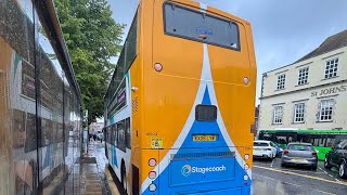 *ROUTE REROUTED SOON* Journey onboard Stagecoach South 18504 (KX06 LYW) on Route 69 to Winchester