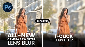 How to Blur Background in Photoshop using the New AI-powered Lens Blur in just 1 CLICK