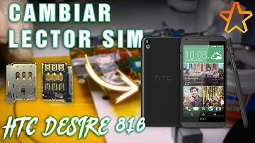 Cambiar porta sim HTC DESIRE 816 || How to replacement sim card HTC DESIRE 816