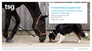 Animal feed and pet food: Understanding the federal and state regulatory challenges
