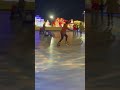 People Ice Skating On Plastic