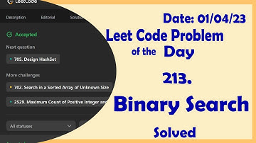 704 || Binary Search || C++ || Leetcode Daily Challenge