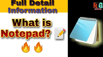 What is Notepad ? and how to use it ? | नोटपैड क्या होता है ? और इसे कैसे इस्तेमाल करते हैं ?