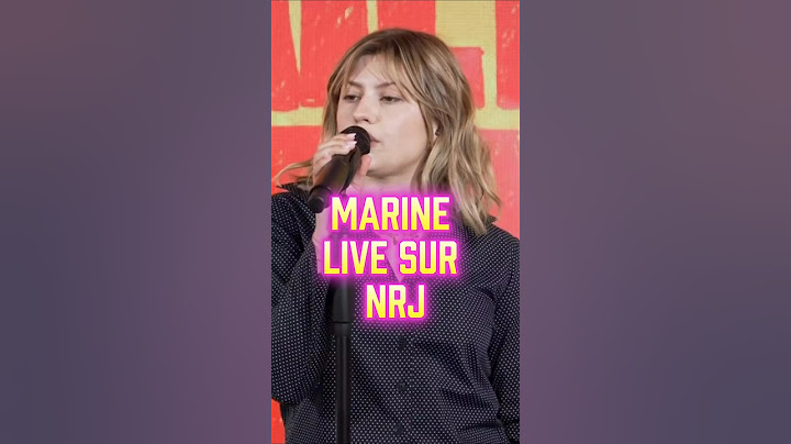 "Marine en live sur NRJ avec Cœur Maladroit 💔🔥 Une prestation à couper le souffle !"
