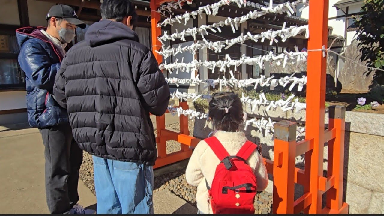 156. Посещение японского храма, первая в этом году покупка продуктов и приготовление ужина.