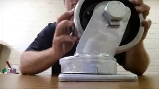 HEAVY DUTY KINGPINLESS SWIVEL CASTERS SEE HOW HEAVY WE GET