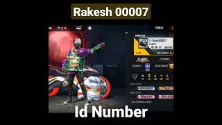 Rakesh00007 Uid Number Free Fire 🔥 #shorts #viral #shortsvideo