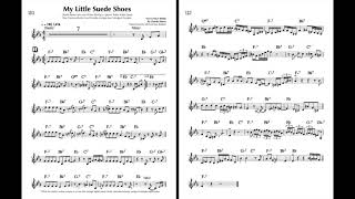 My Little Suede Shoes - from "Charlie Parker 60 Melodies and Solos" book - Concert Pitch