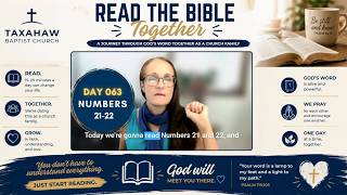 Day 063 Numbers 21–22 — Looking to Jesus