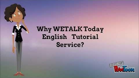 wetalk today english tutorial service