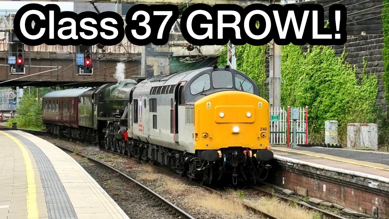 25+ Mins of Class 37's Making LOTS OF NOISE..!