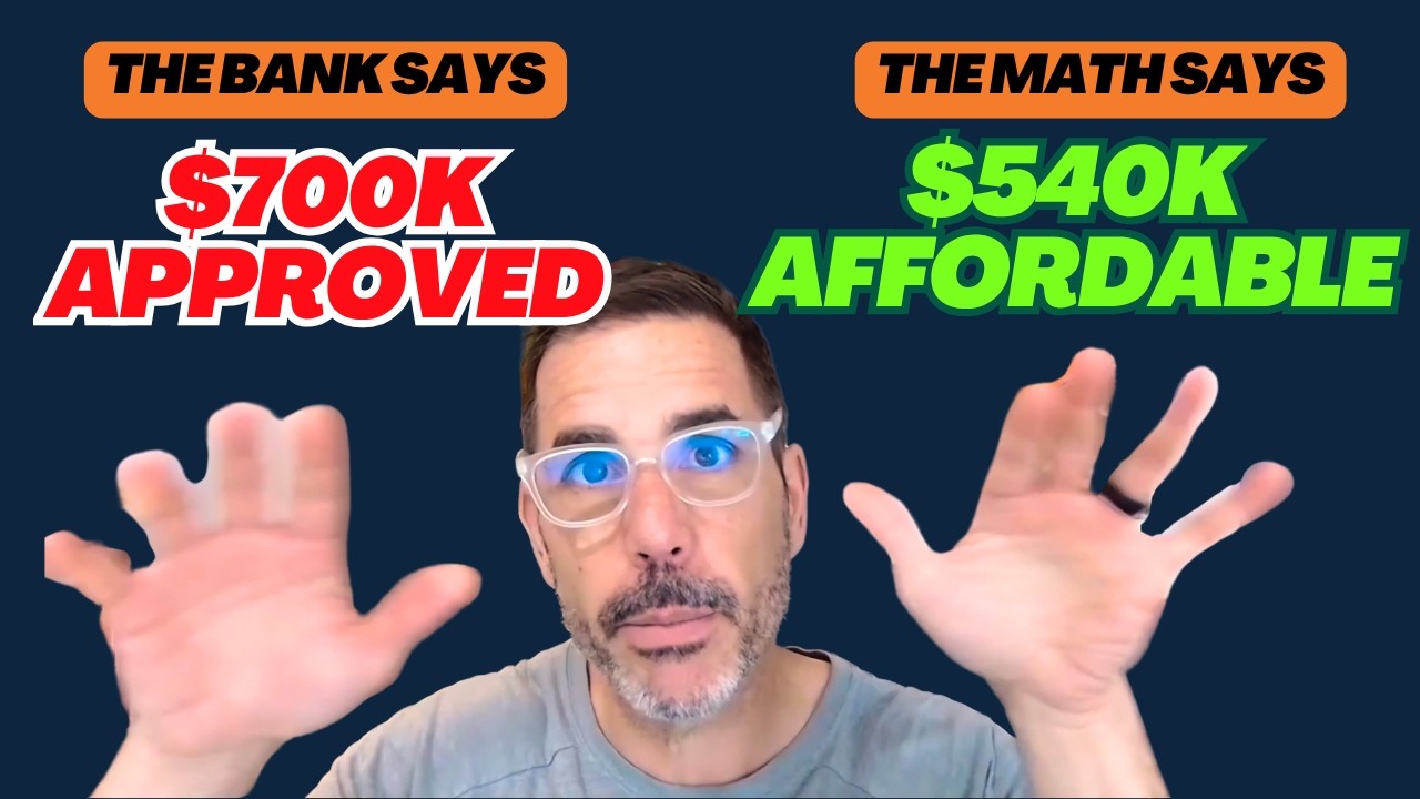 Your lender says you’re approved for $700K. Your actual life says $540K. Here’s the $160K gap most Denver buyers don’t see coming.

📄 Free 1-page Affordability Worksheet → https://docs.google.com/document/d/1e4u95S8NVaFpdiIFduT6_RyqBFXLyTDXYa4XGpMsOlU/edit?tab=t.0

📆 15-min strategy call for Denver buyers purchasing in the next 90 days → https://mortgage-maestro.com/contact

━━━━━━━━━━━━━━━━━━━━━━

In this video, I break down:
- Why “pre-approved” is a bank’s mathematical limit, not a life plan
- The 5 costs that rise AFTER closing that nobody warned you about
- How a veteran mortgage advisor thinks about affordability vs approval

🕐 TIMESTAMPS: 
00:00 — Approved vs Affordable: the gap nobody explains
00:35 — Your comfort level with money
01:02 — Why savings matter before buying
01:18 — Costs that rise after closing
01:44 — Planning for future income
02:15 — Your budget vs the bank’s limit
02:53 — Avoiding mortgage regret

━━━━━━━━━━━━━━━━━━━━━━

About Mortgage Maestro Group
Denver-based, veteran-owned independent mortgage brokerage. 25 years of experience with complex borrower profiles — first-time buyers, self-employed, VA, investors, DSCR. Licensed in Colorado, California, Wyoming, Texas, and Florida.

Every mortgage is treated as if it were our own.
📞 (303) 779-0591
📧 ray@mortgage-maestro.com
🌐 https://mortgage-maestro.com/

━━━━━━━━━━━━━━━━━━━━━━

Equal Housing Opportunity | Mortgage Maestro Group | NMLS #1838215
387 N Corona St #646, Denver, CO 80218

#DenverMortgage #FirstTimeHomeBuyer #homeaffordability 

👉🏻 https://mortgage-maestro.com/
👉🏻 https://mortgage-maestro.com/contact/
