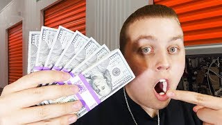 Finding Money In Storage Unit! Over $1,000 Cash in $70 Unit! I Bought An Abandoned Storage Unit