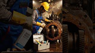 ⚙️ Industrial Metal Restoration | ACID RUST REMOVAL Magic | Satisfying Rust Cleaning Process