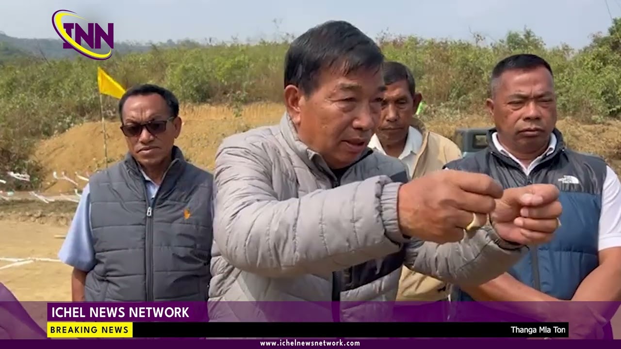 MLA KHONGBANTABAM IBOMCHA INAUGURATES 300X180 FEET COMMUNITY HALL AT NONGPOK HEIROK, URGES YOUTH