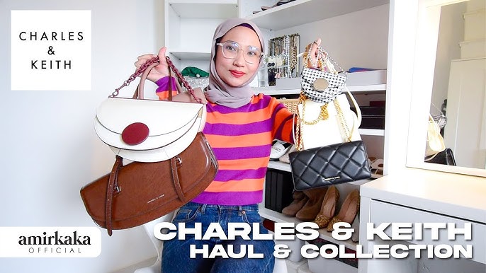 Charles and Keith Shalia Large Double Handle Tote Bag UNBOXING