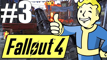 Fallout 4 Lets Play - Part 3 - When Freedom Calls! (Survival Mode)