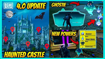 🔥BGMI NEW 4.0 UPDATE - Magical horror Ghost Mode, New features and Powers l 4.0 Update gameplay