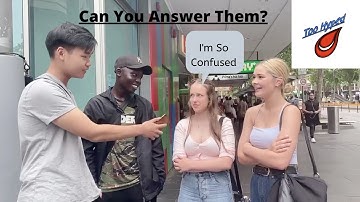 Asking People Trick Questions (Part 1) | Public Interview/Q&A | Too Hyped