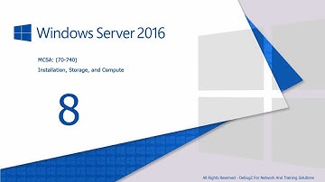 MCSA 70-740 | 08-Master Managing Windows Server Core Part 3 - Ahmed Ra