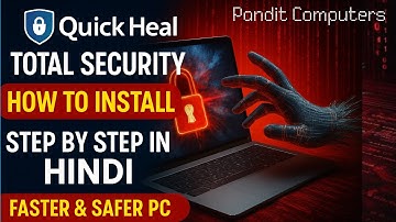 🦠Quick Heal Pro Antivirus कैसे Install करें | or🔒 PC को Virus से Safe रखें 🦟🦠#antivirus #quickheal 