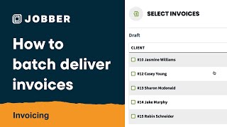 how to batch deliver invoices | invoicing