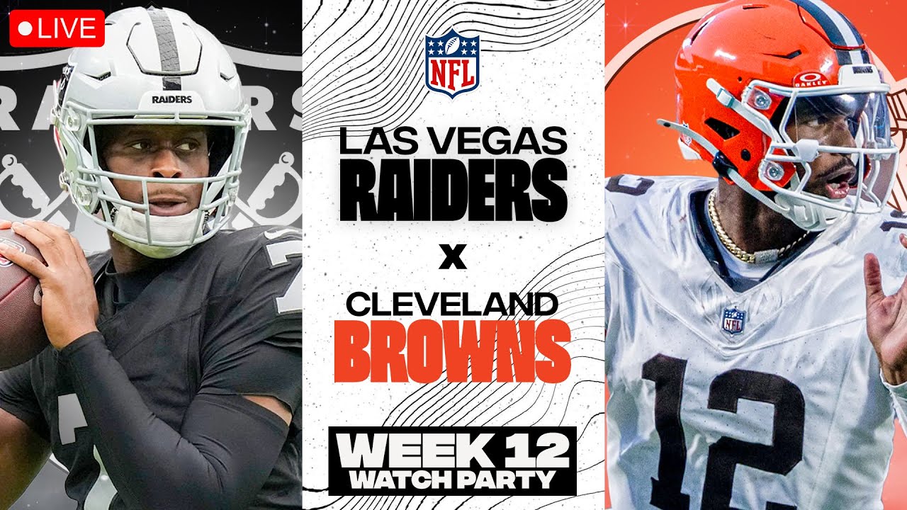 LAS VEGAS RAIDERS VS. CLEVELAND BROWNS - WEEK 12 WATCH PARTY